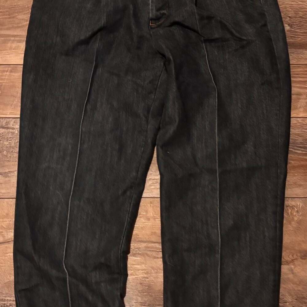 Stacy Adams Black Denim Jeans Size 40